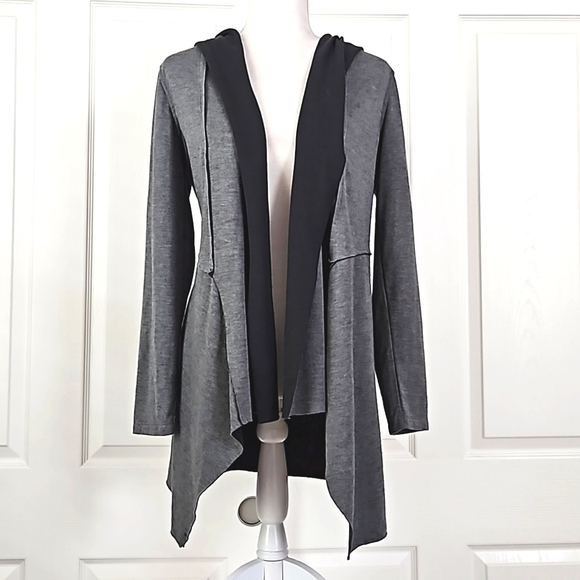 Neiman Marcus Hooded Cardigan - Picture 1 of 8